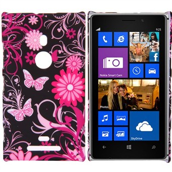 Design Plastic Cover Lumia 925 (Butterflies)