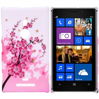 Design Plastic Cover Lumia 925 (Flower)