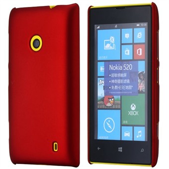 Simple Plastic Cover for Lumia 520 (Red)