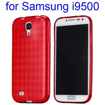 PRICE WAR - Silicone Checkered Cover S4 (Red)