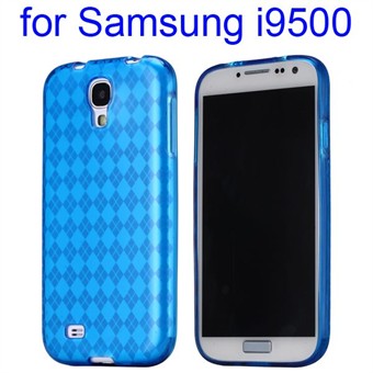 PRICE WAR - Silicone Checkered Cover S4 (Blue)