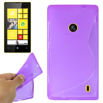 S-Line Silicone Cover Lumia 520 (Purple)