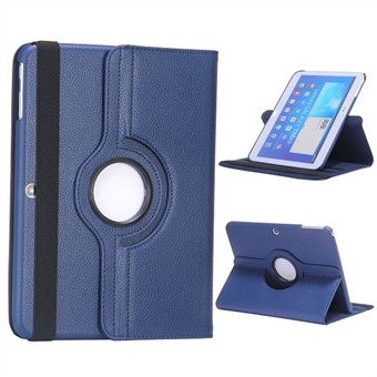 PRICE WAR - Cheapest Rotating Leather Case - Galaxy Tab 3 10.1 (Dark Blue)