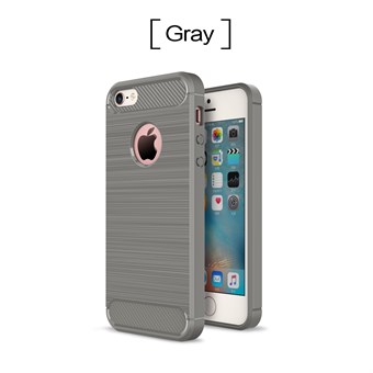 Best winner plastic & silicone cover for iPhone 5 / 5S / SE - Gray