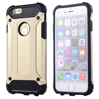 Super Hard Case Plastic and TPU Cover for iPhone 5 / 5S / SE - Gold