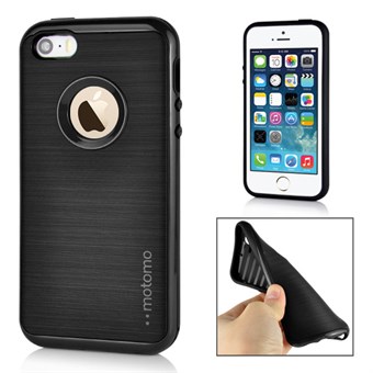 Motomo smart silicone cover for iPhone 5 / 5S / SE - Black