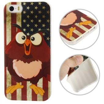 Retro Owl TPU Case 5 / 5S / SE (USA)