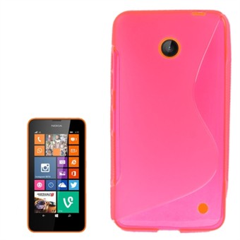 S-Line Silicone Cover - Nokia 630 (pink)