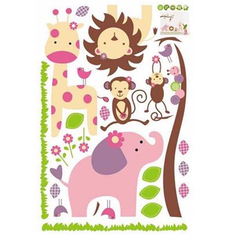 TipTop Wallstickers Animals United Theme Cartoon Animals