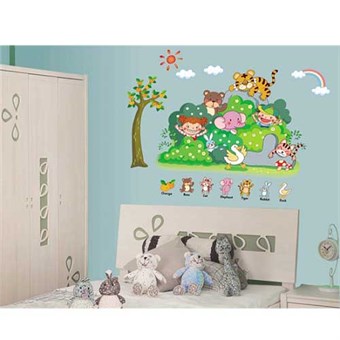 TipTop Wallstickers 45x 60cm Animals