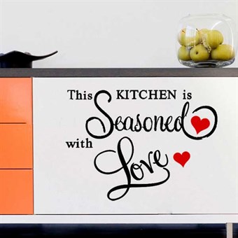 TipTop Wallstickers "This Kitchen is ..." English Famous Sayings