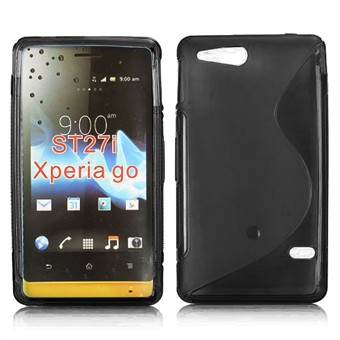 S-Line Silicone Cover - Xperia Go (black)