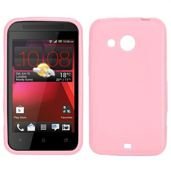 Simple Silicone Cover for Desire 200 (Pink)