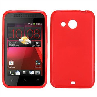 Simple Silicone Cover for Desire 200 (Red)