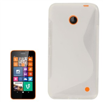 S-Line Silicone Cover - Nokia 630 (Clear)