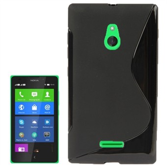 S-Line Silicone Cover - Nokia XL (Black)