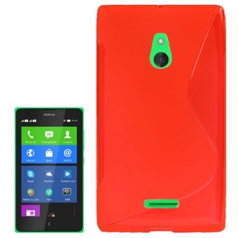 S-Line Silicone Cover - Nokia XL (Red)