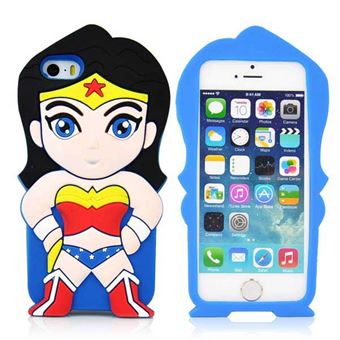 3D Silicone Superwoman Cover - 5 / 5S / SE