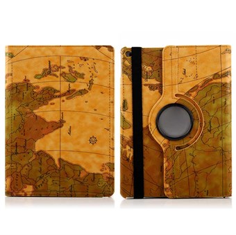 360 rotation case 2016 edition worldmap Air 2 (Desert Tan)