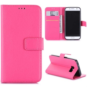 Premium Credit Card Case Galaxy S7 (rose red)