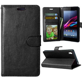 Leather Case for Sony Xperia Z4 / Z3X (Black)