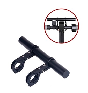 WEST BIKING Aluminum Alloy Bicycle Handlebar Extender Double Clamp Bracket for Bike Light GPS Computer