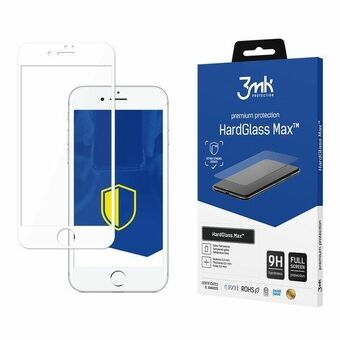 3MK HardGlass Max iPhone 7 Plus white white, full screen glass