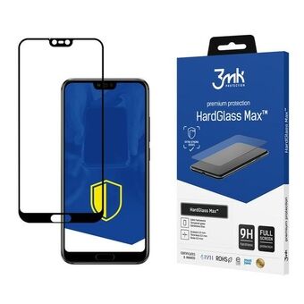 3MK HardGlass Max Honor 10 black / black, full screen glass