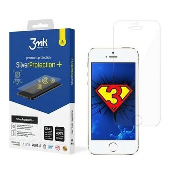 3MK Silver Protect + iPhone 5 / 5S / SE Wet-mounted antimicrobial film