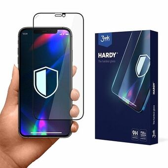 3MK Hardy iPhone 12 Pro Max chemically tempered glass black / black