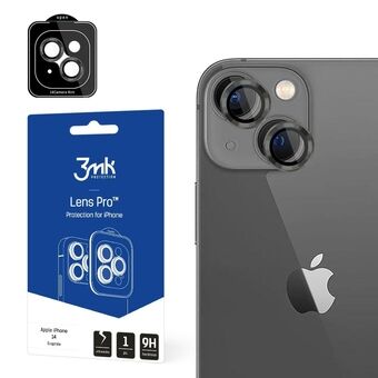 3MK Lens Protection Pro iPhone 14 6.1" graphite / graphite Camera lens protection with mounting frame 1 pc.