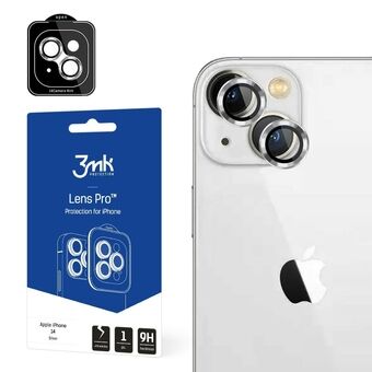 3MK Lens Protection Pro iPhone 14 Plus 6.7" silver / silver Camera lens protection with mounting frame 1 pc.