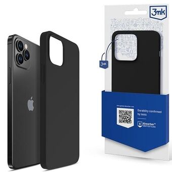 3MK Silicone Cover iPhone 12 Pro Max 6.7" black/black