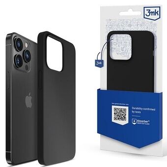 3MK Silicone Cover iPhone 14 Pro Max 6.7" black/black