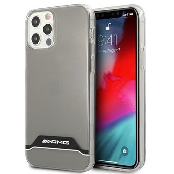 AMG AMHCP12MTCBW iPhone 12/12 Pro transparent / transparent hardcase Electroplate Black & White