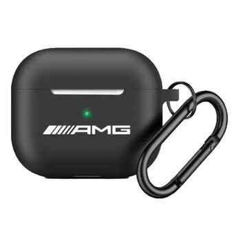 AMG AMAP2RBK AirPods Pro 2 cover black/black Silicone white logo