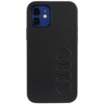 Audi Synthetic Leather iPhone 11 Pro 5.8" black/black case AU-TPUPPCIP11-TT/D1-BK