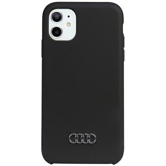 Audi Silicone Cover iPhone 11 / Xr 6.1" black/black hardcase AU-LSRIP11-Q3/D1-BK