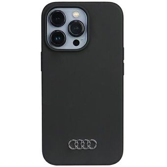 Audi Silicone Cover iPhone 13 Pro / 13 6.1" black/black hardcase AU-LSRIP13P-Q3/D1-BK