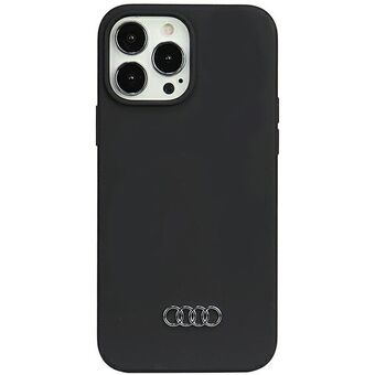 Audi Silicone Cover iPhone 13 Pro Max 6.7" black/black hardcase AU-LSRIP13PM-Q3/D1-BK