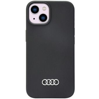 Audi Silicone Cover iPhone 14 6.1" black/black hardcase AU-LSRIP14-Q3/D1-BK