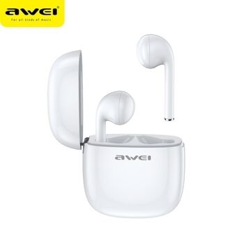 AWEI Bluetooth 5.0 T28 TWS headphones + white / white docking station