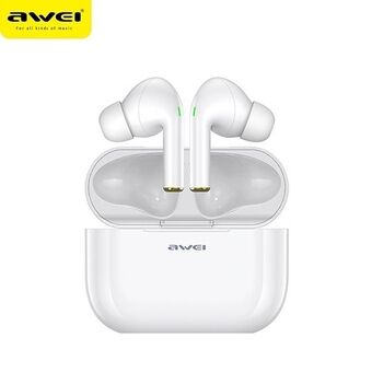 AWEI Bluetooth 5.0 T29 TWS headphones + white / white docking station