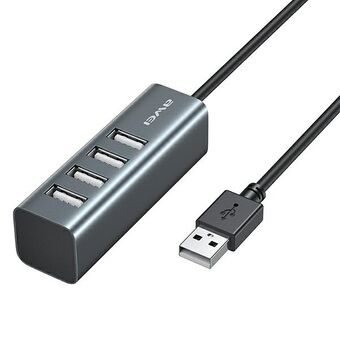 AWEI HUB CL-122 4xUSB-A / USB-A black / black