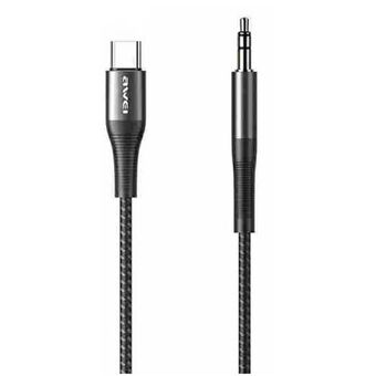 AWEI Adapter CL-116T USB-C / Jack 3.5 black / black