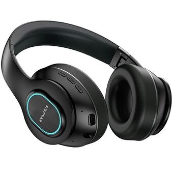 AWEI on-ear Bluetooth headphones A100BL black/black