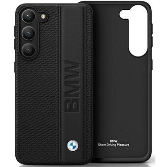 Bag BMW BMHCS23M22RDPK S23+ S916 black/black hardcase leather textured and stripes