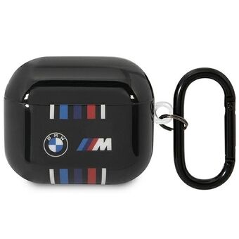 BMW BMA322SWTK AirPods 3 gen cover black/black Multicolored lines