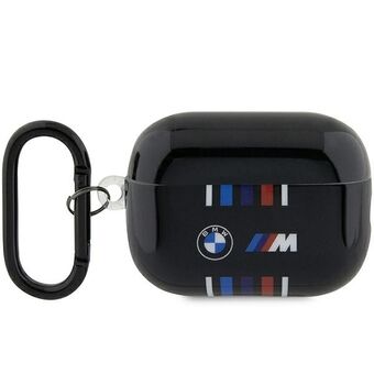 BMW BMAP222SWTK AirPods Pro 2 gen cover black/black multiple colored lines