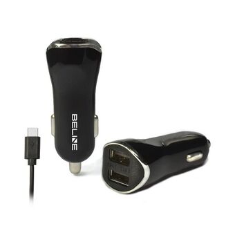 Order. alone. Beline 2xUSB + USB-C 2.1A black / black